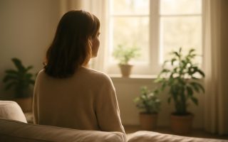 femme-canape-fenetre-ensoleillee-plantes