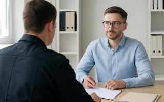 agent-uniforme-bureau-moderne-candidat