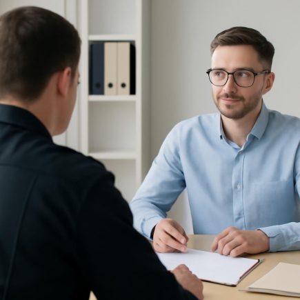 agent-uniforme-bureau-moderne-candidat