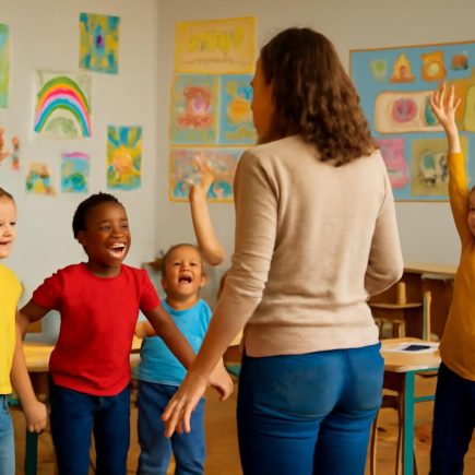 enfants-classe-joyeux-dessins-colorés