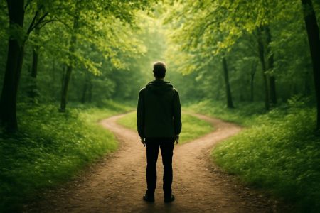 personne-foret-chemins-ambiance-paisible