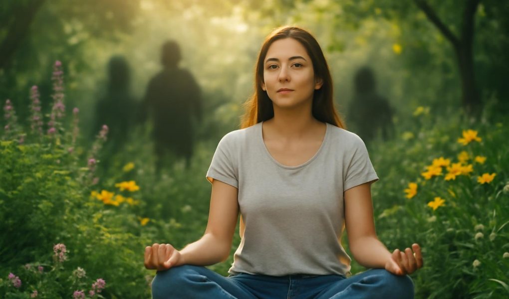 personne-relaxee-jardin-fleurs-soleil