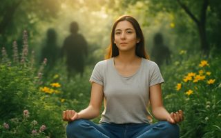 personne-relaxee-jardin-fleurs-soleil