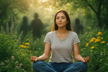 personne-relaxee-jardin-fleurs-soleil