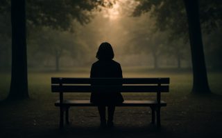 silhouette-banc-parc-arbres