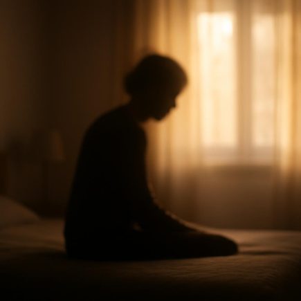 silhouette-floue-lit-soleil-matin