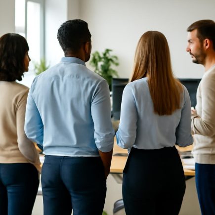 personnes-bureau-moderne-ecrans-plantes