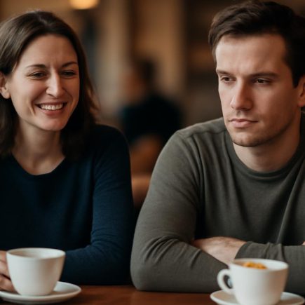 personnes-table-cafe-sourire-tendu