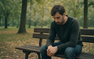 personne-seule-banc-parc-arbres