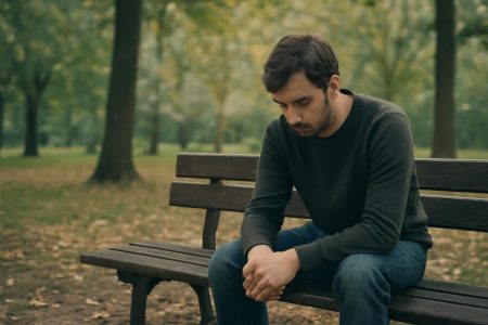 personne-seule-banc-parc-arbres