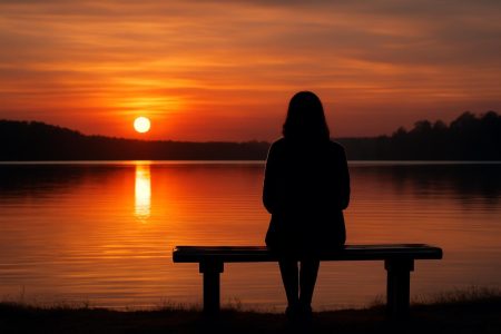 silhouette-banc-lac-coucher-soleil