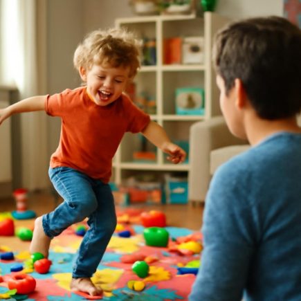 enfant-jouets-salon-lumineux-parent