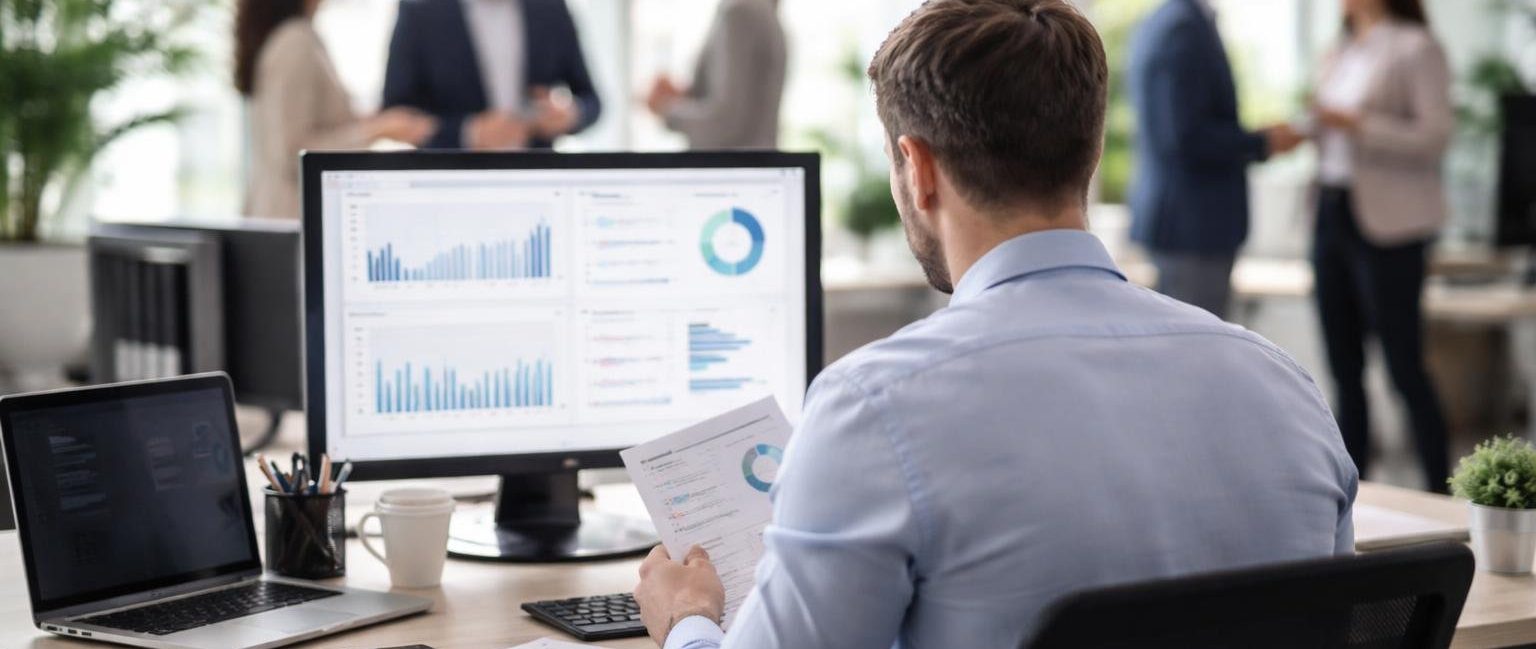 employe-bureau-documents-collaboratif-moderne