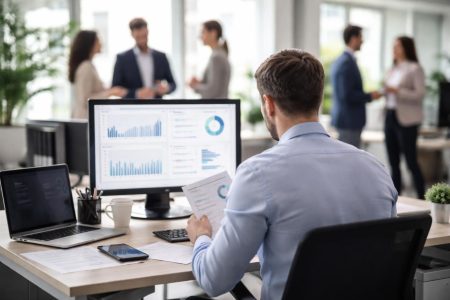 employe-bureau-documents-collaboratif-moderne