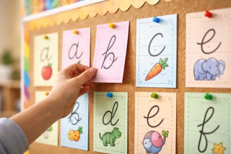 tableau-classe-fiches-lettres-cursives